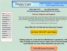 Tablet Screenshot of doctorcopy.com